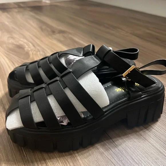 Miss Lola Shoes Platform Strappy Gladiator Sandal Poshmark